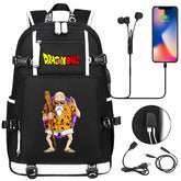 Dragon Ball Z Backpack Goku SchoolBag with USB Charging Port